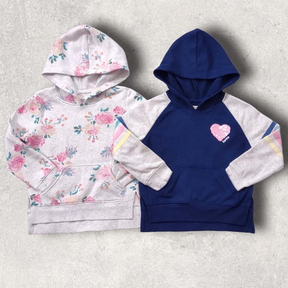 OshKosh B'gosh Blue and Gray Hoodies